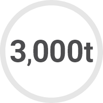 3000吨