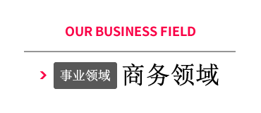 OUR BUSINESS FIELD 事业领域 Business