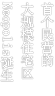 >首个民营的　大规模住宅区　Neopolis诞生