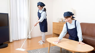 Example of service to each house (house cleaning)