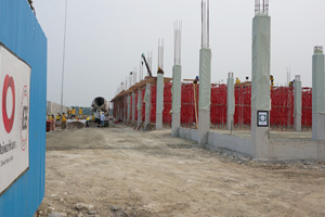 Factory construction site
