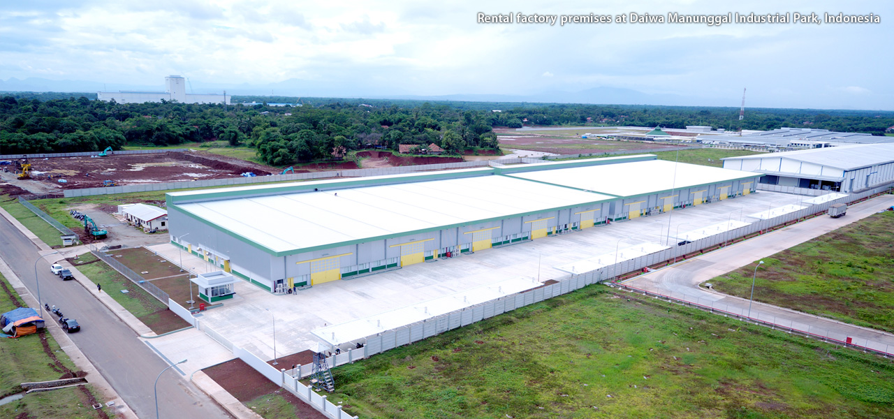 Rental factory premises at Daiwa Manunggal Industrial Park, Indonesia