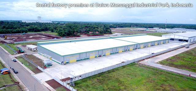 Rental factory premises at Daiwa Manunggal Industrial Park, Indonesia