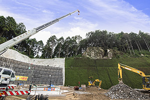 Construction site for Turbine 7