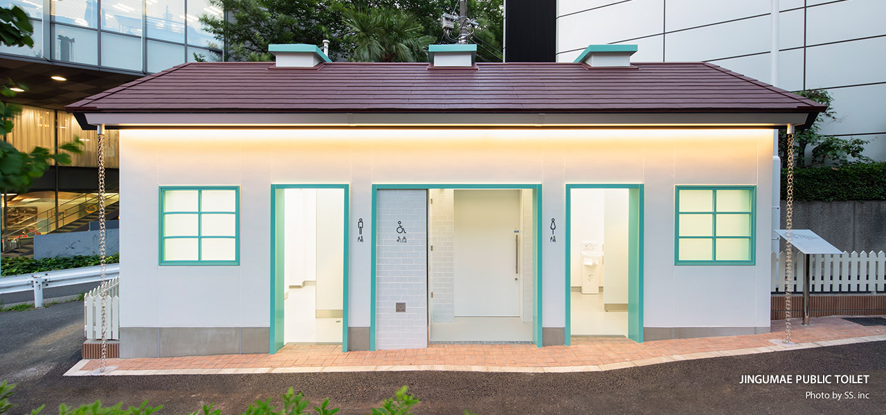 JINGUMAE PUBLIC TOILET Photo by SS. inc