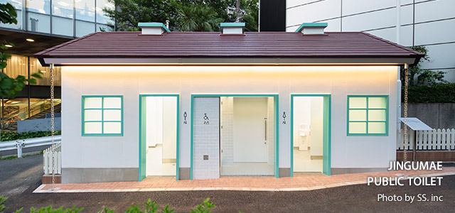 JINGUMAE PUBLIC TOILET Photo by SS. inc