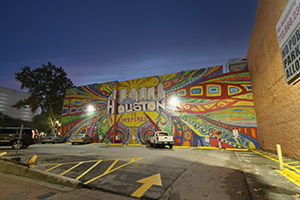 The vibrant energy of downtown Houston