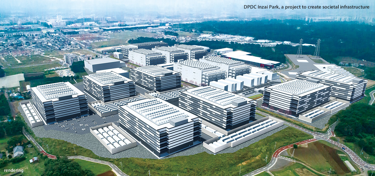 DPDC Inzai Park, a project to create societal infrastructure