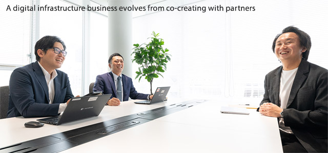 A digital infrastructure business evolves from co-creating with partners