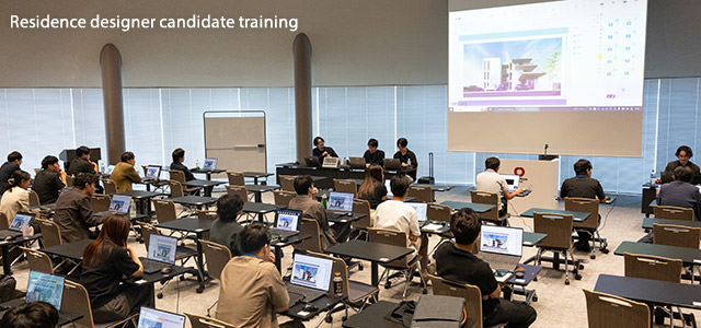 Residence designer candidate training