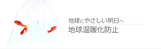 地球にやさしい明日へ:地球温暖化防止