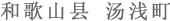 和歌山县 汤浅町