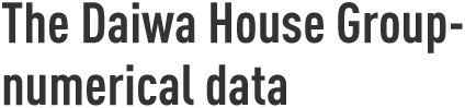 The Daiwa House Group-numerical data