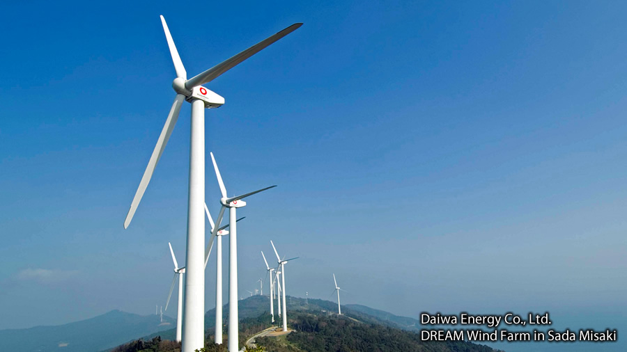 Daiwa Energy Co., Ltd. DREAM Wind Farm in Sada Misaki