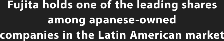 Fujita holds one of the leading shares among Japanese-owned companies in the Latin American market
