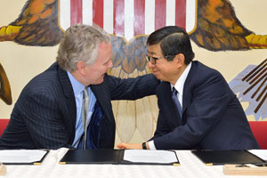 Signing ceremony